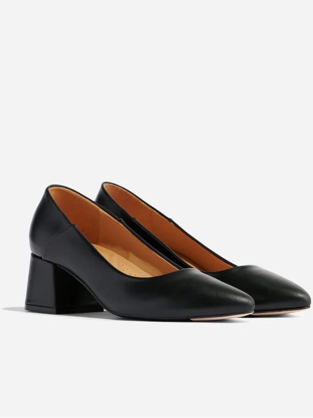 Nisolo Fiorela Go-To Mid Heel Black NIB Size 10